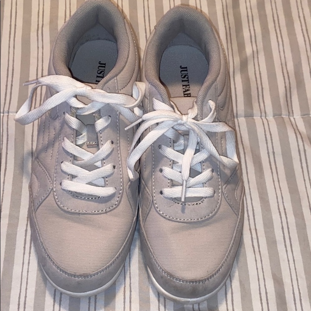 Cute and stylish just fab gray sneakers